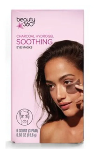 Beauty 360 Charcoal Hydrogel Soothing Eye Masks