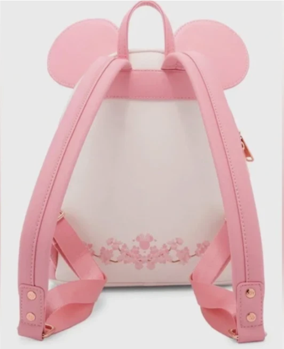 Loungefly Disney Minnie Mouse Cherry Blossom Ears Mini Backpack