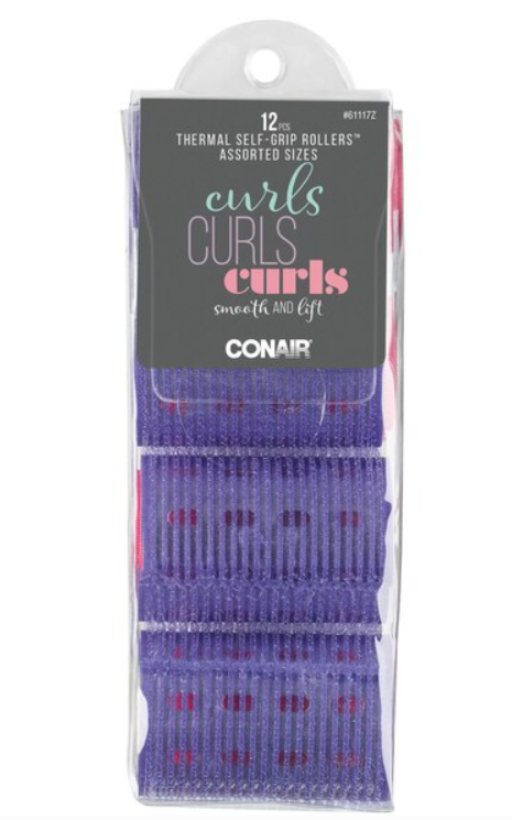 Conair Self-Grip Thermal Rollers, Assorted Sizes, 12 CT