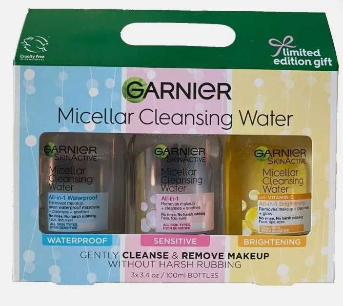 Garnier Micellar Cleansing Water Limited Edition Gift Set Make-up Remover Set