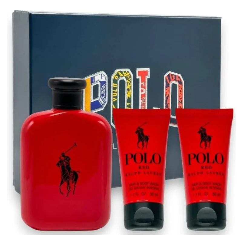 Polo Red 3 PC Set by Ralph Lauren for Men