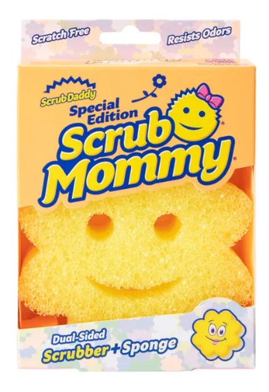 Scrub Daddy Scrub Mommy Special Edition Dual-Sided Scrubber & Sponge, Large - Yellow