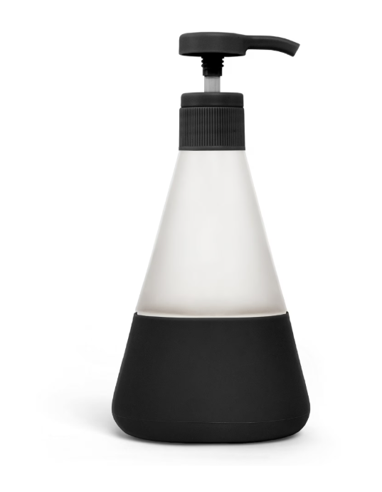 Cleancult Refillable Liquid Hand Soap Dispenser, Matte Black Color, 12 oz