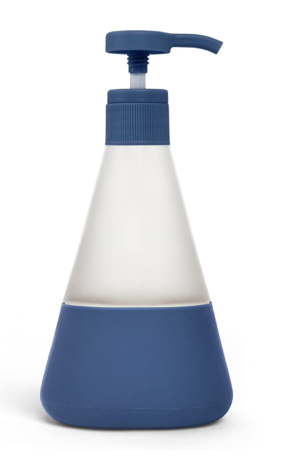 Cleancult Refillable Liquid Hand Soap Dispenser- Midnight Blue - 12 Oz