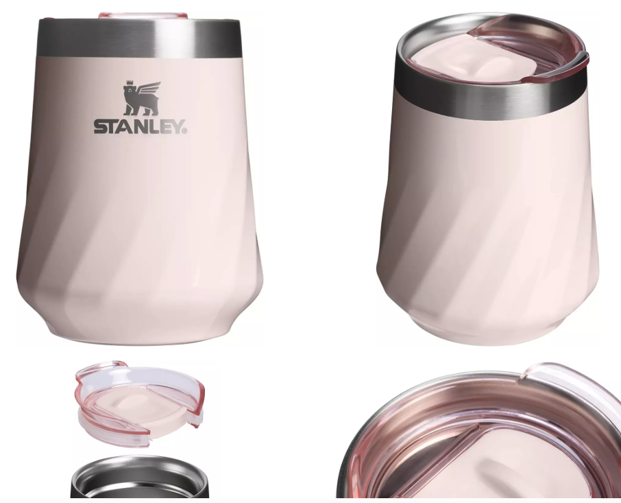 Stanley Reserve Wine Tumbler 11 oz Rose Quartz Gloss